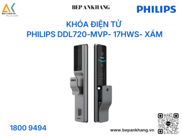 Khóa điện tử Philips DDL720-MVP- 17HWS- Xám